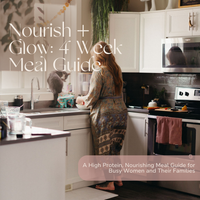 One Month Guide | Nourish + Glow: High Protein Meal Guides for Women + Their Families